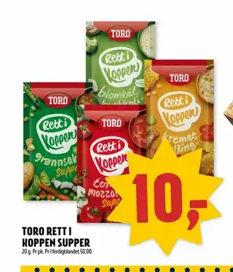 Coop Prix Toro rett i koppen supper tilbud