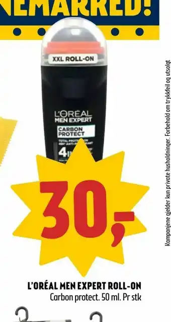 L'oréal men expert roll-on