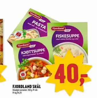 Coop Prix Fjordland skål tilbud