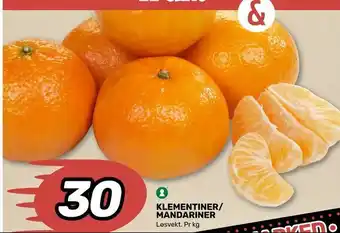 Matkroken Klementiner/ mandariner tilbud