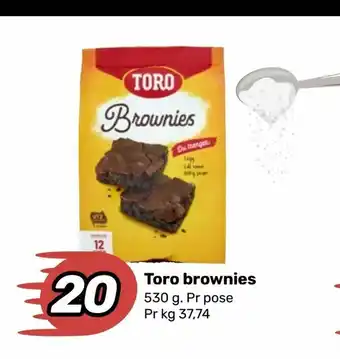 Toro brownies