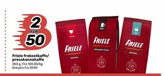 Matkroken Friele frokostkaffe/ presskannekaffe tilbud