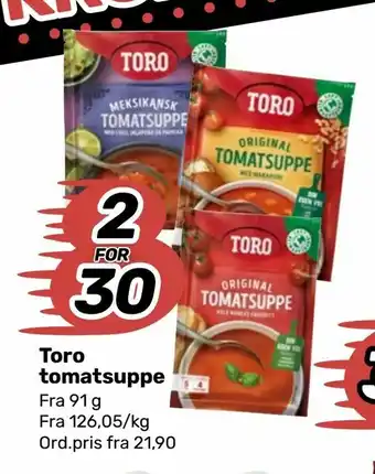 Toro tomatsuppe