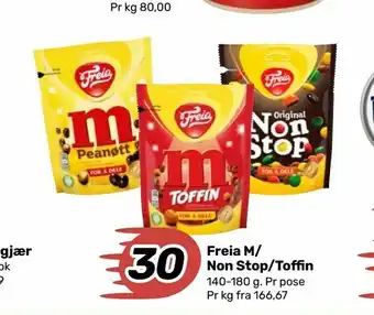 Matkroken Freia M/ Non Stop/Toffin tilbud