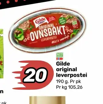 Matkroken Gilde original leverpostei tilbud