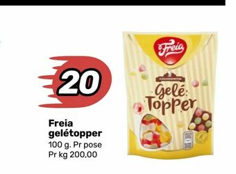 Matkroken Freia gelétopper tilbud