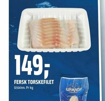Coop Obs Fersk torskefilet tilbud