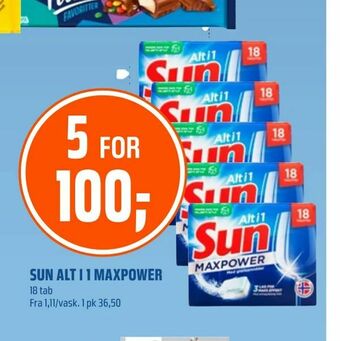 Coop Obs Sun alt i 1 maxpower tilbud