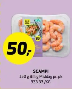 Bunnpris SCAMPI tilbud