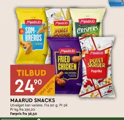 Coop Mega MAARUD SNACKS tilbud