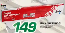 Coop Byggmix ISOLA TAKSHINGEL tilbud