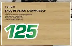 Coop Byggmix SKOG BY PERGO LAMINAT GULV tilbud