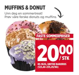 Meny MUFFINS & DONUT tilbud
