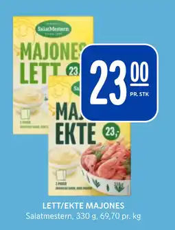 Rema 1000 LETT/EKTE MAJONES tilbud
