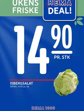 Rema 1000 ISBERGSALAT tilbud
