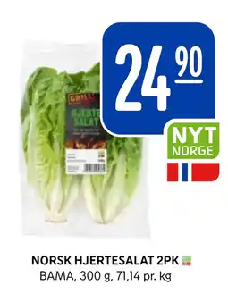 Rema 1000 NORSK HJERTESALAT 2PK tilbud
