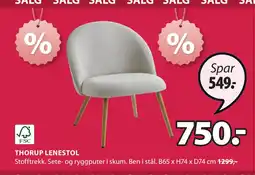 JYSK THORUP LENESTOL tilbud