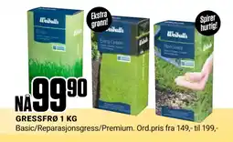 Europris GRESSFRØ 1 KG tilbud