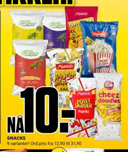 Europris SNACKS tilbud