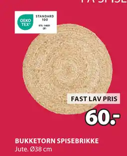 JYSK BUKKETORN SPISEBRIKKE tilbud