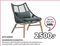 JYSK DANNEMARE LOUNGESTOL tilbud