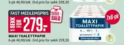 Europris MAXI TOALETTPAPIR tilbud