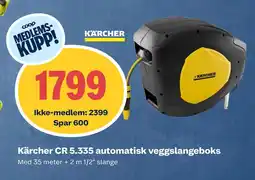 Obs Bygg Kärcher CR 5.335 automatisk veggslangeboks tilbud