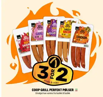 Coop Extra COOP GRILL PERFEKT PØLSER tilbud