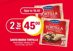 Coop Extra SANTA MARIA TORTILLA tilbud