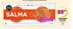 Coop Extra SALMA BURGER THAI CURRY tilbud
