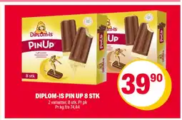 Coop Extra DIPLOM-IS PIN UP 8 STK tilbud