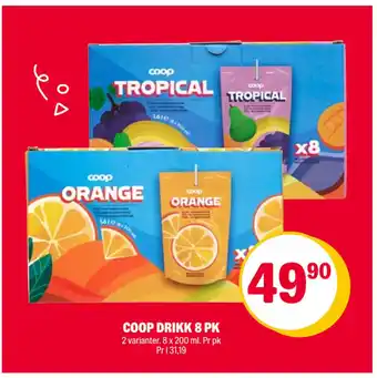 Coop Extra COOP DRIKK 8 PK tilbud