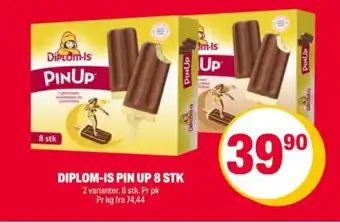 Coop Extra DIPLOM-IS PIN UP 8 STK tilbud