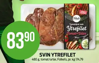 Kiwi SVIN YTREFILET tilbud