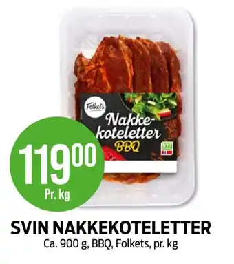 Kiwi SVIN NAKKEKOTELETTER tilbud