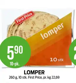 Kiwi LOMPER tilbud