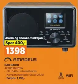 POWER AMADEUS DAB RADIO ACOPERTI2DW tilbud