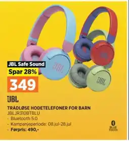 POWER TRÅDLØSE HODETELEFONER FOR BARN tilbud