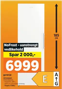 POWER FRYSESKAP FNP619EEW5L tilbud