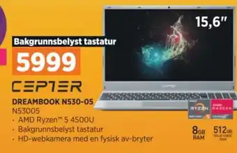 POWER DREAMBOOK N530-05 tilbud