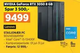 POWER STASJONÆR PC 90VH006RMW tilbud