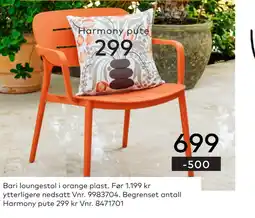 Skeidar Bari loungestol tilbud