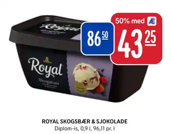 Rema 1000 ROYAL SKOGSBÆR & SJOKOLADE tilbud