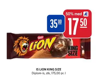 Rema 1000 IS LION KING SIZE tilbud