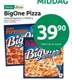 Joker BigOne Pizza tilbud