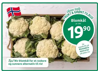 Joker Blomkål tilbud