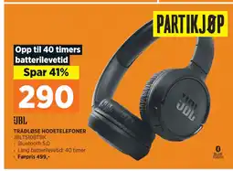 POWER TRÅDLØSE HODETELEFONER tilbud