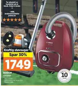POWER STØVSUGER tilbud