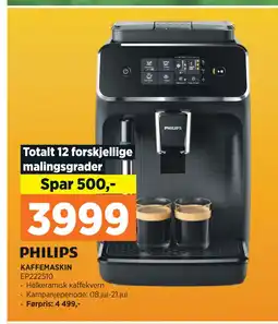 POWER KAFFEMASKIN tilbud