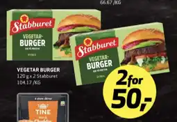 Bunnpris Stabburet vegetarburger tilbud